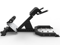 Équipement de gymnastique Chaise romaine Machine de fitness Presse pour jambes à 45 degrés Machine de banc d'hyper extension inversée