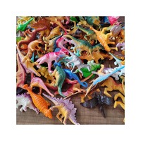 100 Buah Koleksi Dinosaurus Figur Dinosaurus Figur Aksi Lucu Model Koleksi Resin Mini 3D Dino Minaitures