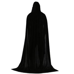 Capa de Diablo con Capucha, Larga, de Terciopelo Ecológico, Disfraz de Halloween para Adultos, Disfraces de Cosplay de Navidad - Product Image 3