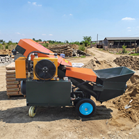 Machine de pompage de béton à faible taux de défaillance pour le coulage de colonnes structurelles en intérieur et sur chantier
