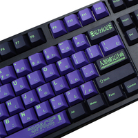 128 touches PBT Keycap DYE SUB Cherry Profile capuchons de touches personnalisés japonais pour Cherry MX Switch 104/87/74/61 60 pour cent clavier