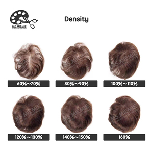M.miemie วิกผมจริงบางทั้งเส้นทำจาก PU 100% อินเดียเรมี่<span class=keywords><strong>ผม</strong></span>มนุษย์วิกผมความหนาแน่น120% ของผู้ชายเน้นสีน้ำหนักเบา - Product Image 5