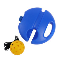 Xinpo Entraîneur de pickleball pour adultes Sportastic, rebondisseur d'entraînement à 40 trous, accessoires et aides à l'entraînement, intérieur/extérieur, polyester