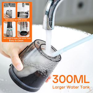 Vente directe usine – <span class=keywords><strong>Hydropulseur</strong></span> dentaire électrique portable à impulsions haute fréquence pour le nettoyage des dents, 300 ml, mode DIY, irrigateur buccal - Product Image 2