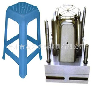 Molde de Inyección para Taburete de Plástico, Material P20, Molde Fijo de Una Pieza, para Uso Diario - Product Image 1