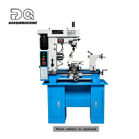 HQ500 Machine 3-en-1 verticale à broche MT3 pour usinage de métaux, usage moyen, mini atelier, portable, tour-fraiseuse-perceuse combinée 220V, garantie 1 an