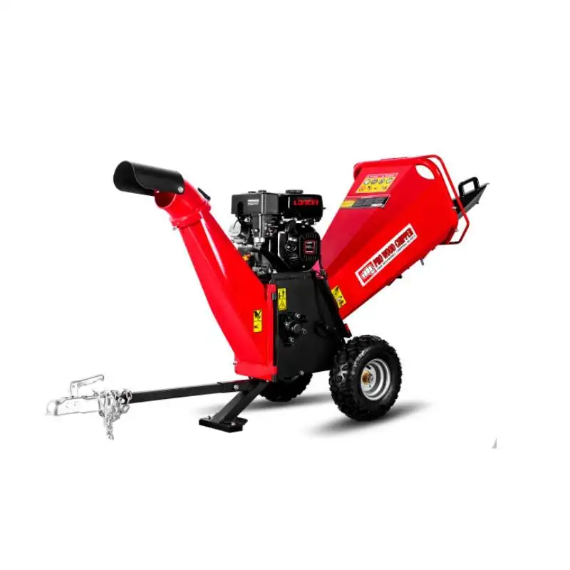 K-maxpower 15HP động cơ xăng ATV Tow phía sau 5 inch trang trại chi nhánh trống chipper gỗ chipper cho thuê/bán