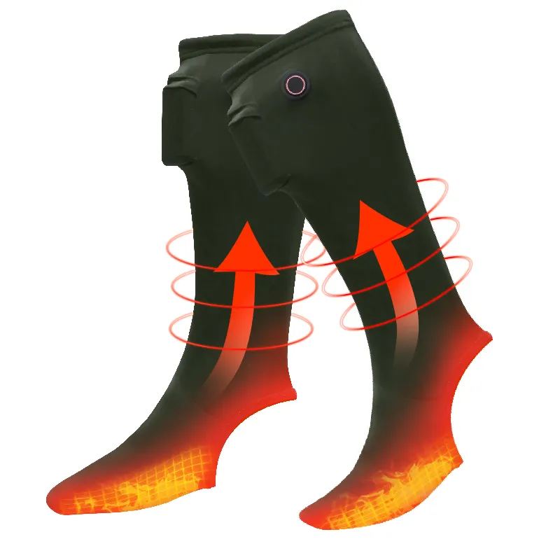 Elektrische Socken mit 3 Wärmeinstellungen für Herren Damen Outdoor wiederaufladbare Deckel beheizte Socken mit App