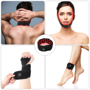 Pulse Dual Led Mericans 660nm 850nm Dispositif manuel Thérapie par la <span class=keywords><strong>lumière</strong></span> rouge <span class=keywords><strong>Menton</strong></span> Ceinture Wrap Pour Cou Muscle Jambe - Product Image 5