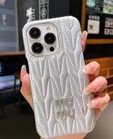 Étui de téléphone en cuir de luxe XP1529 compatible avec iPhone 17 Pro Max, protection intégrale pour iPhone 13 et 11, anti-poussière, tendance et de marque de luxe