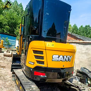 De nombreux clients aiment les machines originales de haute qualité Mini pelle Sany SY35U d'occasion sur les chantiers de construction - Product Image 2