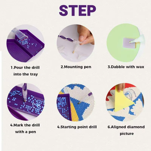 <span class=keywords><strong>Collage</strong></span> de diamants avec cadre <span class=keywords><strong>photo</strong></span>, personnage de dessin animé SONGWOO ART, peinture au diamant DIY faite à la main pour enfants - Product Image 6