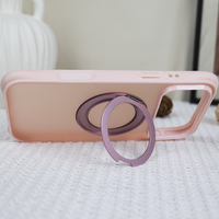 Étui de téléphone magnétique 3 en 1 Skin Touch ondulé avec protection à 360° °   Support rotatif, grande fenêtre pour appareil photo, coque antichoc pour iPhone 18 Pro Max