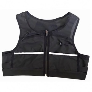 Veste de travail unisexe en polyester pour femme, réfléchissante, avec ceinture ajustable, gilet de course, poche pour téléphone - Product Image 4