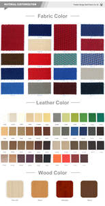 Chaises d'auditorium modernes Mobilier de théâtre Siège d'auditorium Chaise de cinéma à domicile avec porte-gobelet - Product Image 5