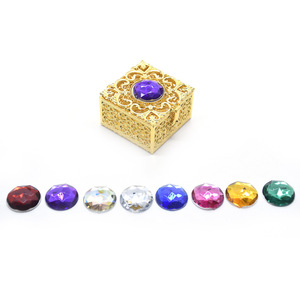 2023 nouveau Style vente chaude nouveau évider <span class=keywords><strong>argent</strong></span> plaqué alliage personnalisé boîte à <span class=keywords><strong>bijoux</strong></span> en métal boîte à bibelots - Product Image 2