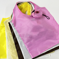 Sac de courses pliable en polyester à imprimés animaliers, écologique, personnalisable, réutilisable, portable, avec cordon de serrage, vente en gros, publicitaire