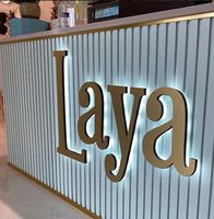 Enseigne LED personnalisée, lettres en acrylique 3D rétroéclairées, lettres en relief rétroéclairées, logo de bureau, enseignes murales