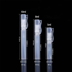 5ml 8ml 10ml Round Silk Screen Printed Spray Bottle Pen PP Mist Sprayer Hand Sanitizer <b>Mini</b> Portable Travel Bottle - Product Image 2