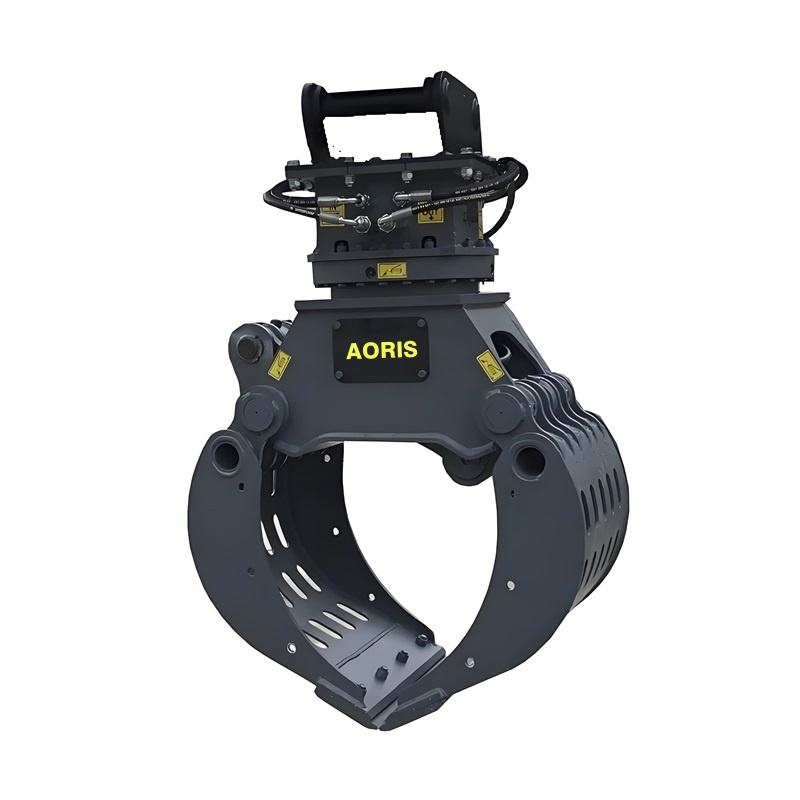 Mini Excavator Hydraulic Timber Sorting Grapple Core Motor and Engine ...