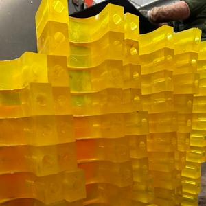 Pièces diverses en polyuréthane moulé par injection industrielle personnalisées CHUANG AO, y compris des formes de coussinets antichoc durables en caoutchouc - Product Image 1