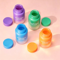 Bouteille en verre de qualité alimentaire de 120 ml, 150 ml, 200 ml pour 30/60/90 capsules, pot en verre cylindrique court recyclable pour vitamines avec bouchon scellé