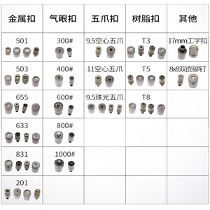 7.5/9.5/11 Mm Nút Chết Kim Loại Phun Sơn Snap-Phù Hợp Công Cụ Snap Báo Chí Khuôn Mẫu - Product Image 2