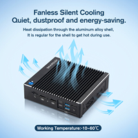 Nouveau Stock Pare-feu Pfsense Mini PC Industriel avec N3710/J3710 6*Inyel I226V Gigabit Ethernet 2*HD Serveur OPNSense Win Linux