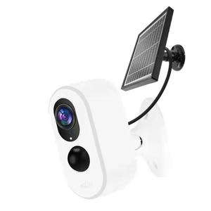 CE Năng Lượng Mặt Trời Powered Ngoài Trời Trong Nhà WIFI 2MP 1080P Giám Sát Pin Sạc Hoạt Động Tuya Battery <span class=keywords><strong>Camera</strong></span> - Product Image 2