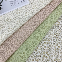 Tissu en dentelle de luxe de haute qualité, respirant et extensible, brodé, pour sous-vêtements, robes de mariée, abayas, en stock
