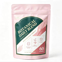 Gummies d'équilibre hormonal pour femmes OEM, complément naturel à base de plantes pour le bien-être du cycle menstruel et le soutien de l'humeur, 60 unités