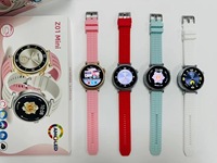 Reloj Inteligente Z01 Mini de 1.27 Pulgadas con Pantalla AMOLED, Llamadas Bluetooth, Salud Femenina, Brújula, NFC, Resistente al Agua, Reloj Inteligente de Moda para Mujer