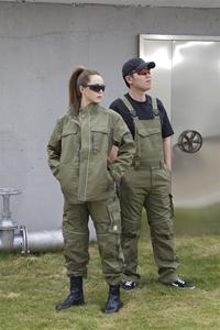 Salopette <span class=keywords><strong>Pantalon</strong></span> Vert militaire pour les travailleurs <span class=keywords><strong>de</strong></span> la construction - Product Image 6