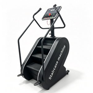 Appareil de fitness commercial pour grimper les escaliers, <span class=keywords><strong>machine</strong></span> de musculation magnétique, 0-15 niveaux, vitesse réglable, 15-164 pas/min, charge maximale 160 kg, simulateur d'escalade - Product Image 4