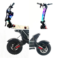 Nouvelle trottinette électrique pliable 800W*2 à double moteur, batterie lithium étanche, 11 pouces, 40-50km/h, NFC pour haut-parleur hydraulique