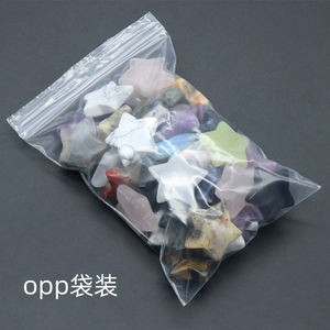 Ukiran tangan 30mm batu Bintang alami Reiki kristal penyembuhan bintang mode liontin dan jimat - Product Image 5