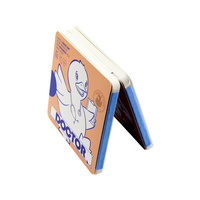 Cuaderno de Tapa Dura con Diseño de Pato de Dibujos Animados, Cuaderno de Bolsillo con Estampado de Pato para Niños, Papelería de Oficina, Regalo