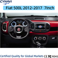 Autoradio Android CYNAVI Fiat 500L 2012-2017 avec GPS, écran 9 pouces, écran partagé, affichage RGB, système d'exploitation Android