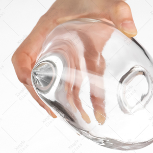 Bouteille en verre transparente en forme de cœur de 550 ml du fournisseur chinois, vide, pour brandy, whisky, vodka, <span class=keywords><strong>tequila</strong></span>, avec bouchon en liège scellé - Product Image 3