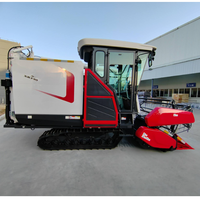 Moissonneuse-batteuse agricole XR730 à chenilles avant et arrière pour une récolte efficace du blé, du riz et du maïs