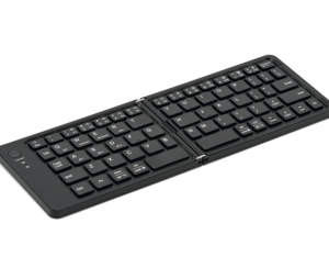 <span class=keywords><strong>2025</strong></span> Mini Ergonomic Bàn phím chiếu không dây màu đen Gấp thiết kế Tuổi thọ pin dài USB 130mA Máy tính để bàn có thể sạc lại - Product Image 5
