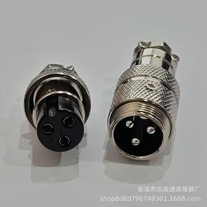 Connecteur d'aviation Gx16, prise femelle à 2-10 broches, en alliage de Zinc nickelé pour les applications d'ingénierie électrique - Product Image 5