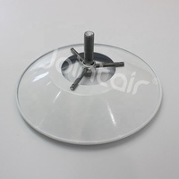 Diffuseurs d'air ronds en aluminium modernes avec noyau rotatif pour système HVAC