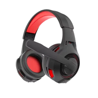 Kabelgebundenes Gamer-Headset mit Farbiger LED USB/3,5mm Klinkenstecker On-Ear & Over-Ear PC-Gaming-Kopfhörer für Computer