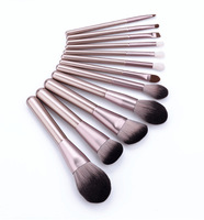 Kit de pinceaux de maquillage professionnels, ensemble d'outils de Make-Up, Logo personnalisé, étiquette privée, cosmétique, haut de gamme