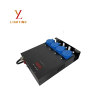 Boîtier de gradation DMX512 4 canaux 1KW, courbe de gradation réglable, conception de dissipation thermique pour le contrôle des éclairages de scène