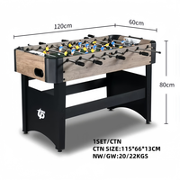 Approvisionnement Direct Usine Table de Football Standard en MDF de 1,2 m pour Adultes, Jeu Éducatif de Baby-Foot