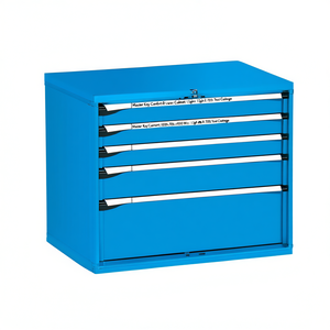 Fami Master Key Comfort <b>Drawer</b> Cabinet 5 <b>Drawers</b> 1020x726x850 Mm Light Grey Ral7035 <b>Tool</b> Storage - Product Image 2
