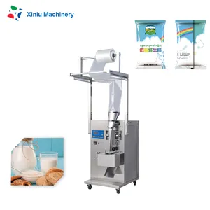 Automatic liquid ice lollie olive oil milk cameroon juice bag sachet water fill seal packaging machine price for small business