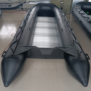 Bateau pneumatique de sauvetage CE Factory en PVC avec pont en bois, grande capacité, 6m, 7m, 8m, 9m, 10m, 12m, avec moteur, pour la dérive - Product Image 3